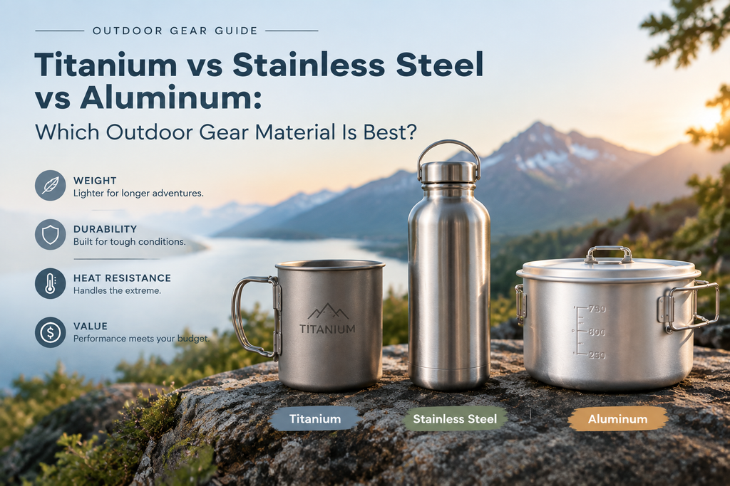 Titanium vs Stainless Steel vs Aluminum: Which Outdoor Gear Material Is Best?