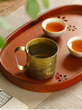 Pure Titanium Tea & Coffee Mug – 300ml Lightweight Heat-Resistant Cup, Japan Chado Handicrafts