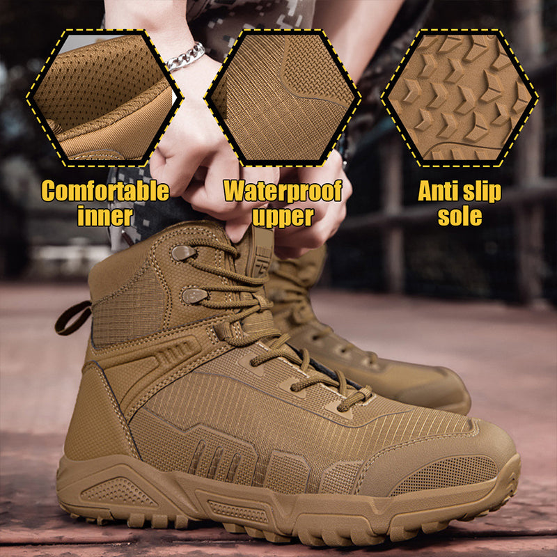 ShadowTrail Elite Tactical Waterproof Combat Boots
