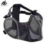 ZL-V16 Ear Protection Half Face Steel Wire Protective Mask