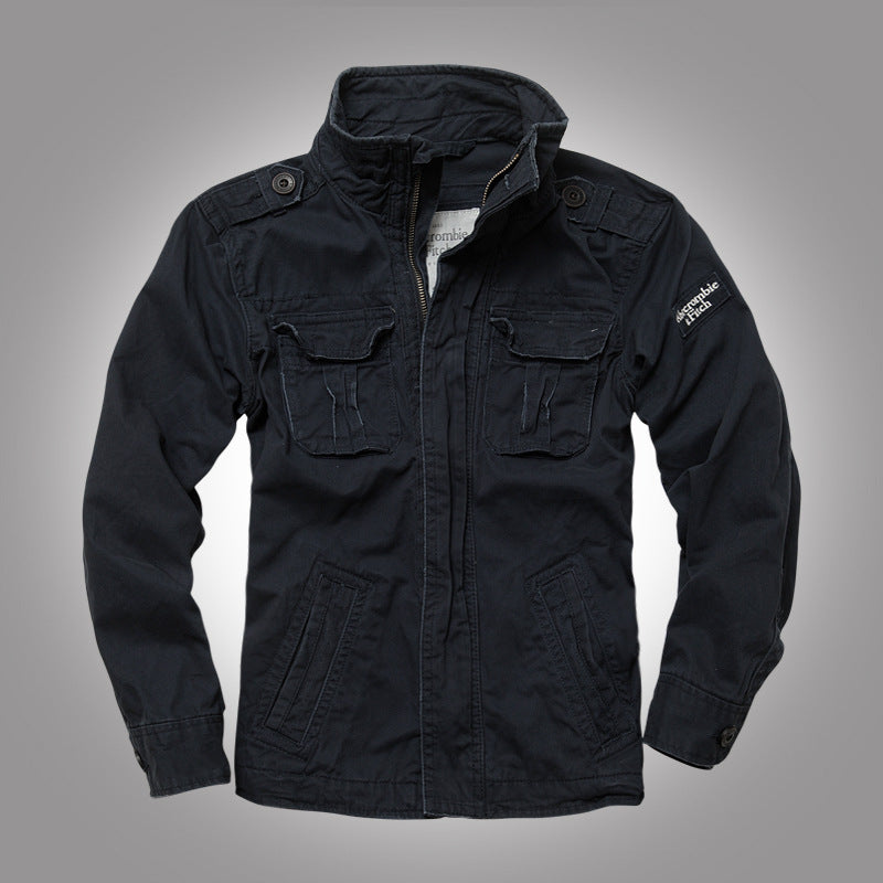 Heavy Camouflage Work Jacket – Multi-Pocket Military Style Men’s Jacket