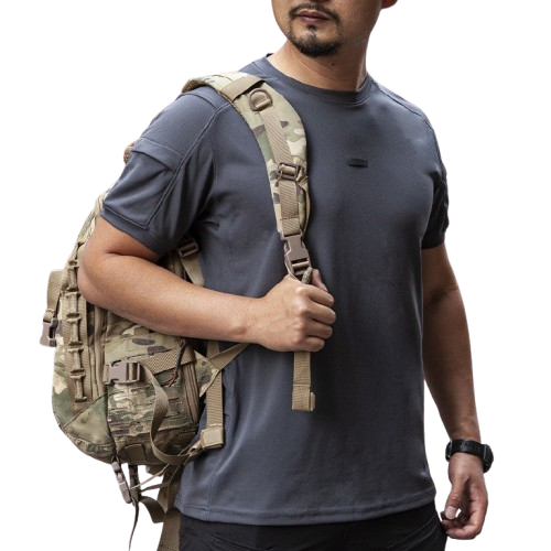 Men's Tactical Quick-Dry T-Shirt: Breathable Short Sleeve for Outdoor Sports