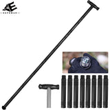 Hiking Stick with Compass and Whistle 16 in 1 | 8 Tubes