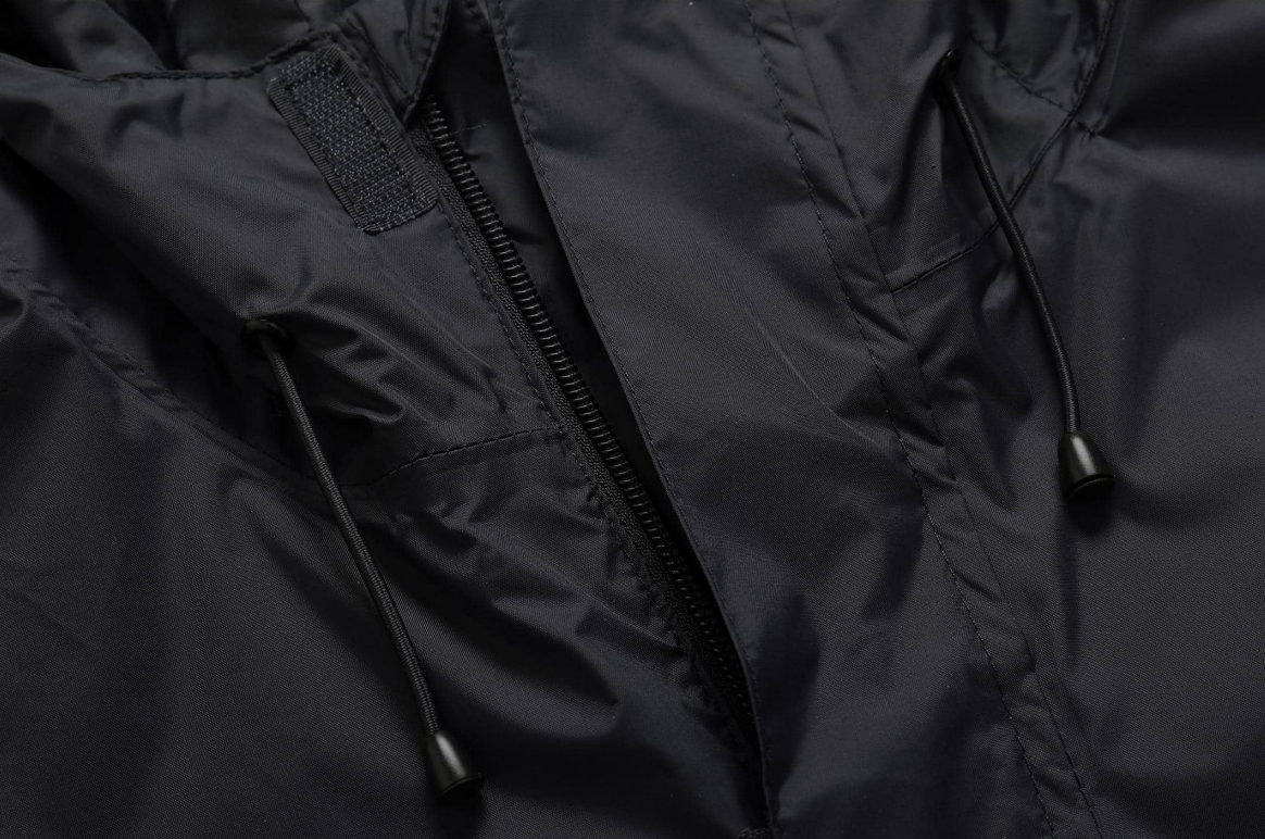 Men's Rain Jacket Lightweight Waterproof Raincoat with Adjustable Hooded Outdoor Hiking Windbreaker