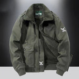 Men's Autumn & Winter Outdoor Casual Checked Hooded Jacket