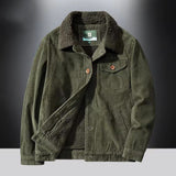 Men's Autumn & Winter Outdoor Casual Checked Hooded Jacket