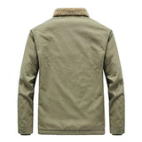 Men's Autumn & Winter Outdoor Casual Checked Hooded Jacket