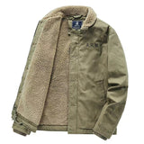 Men's Autumn & Winter Outdoor Casual Checked Hooded Jacket