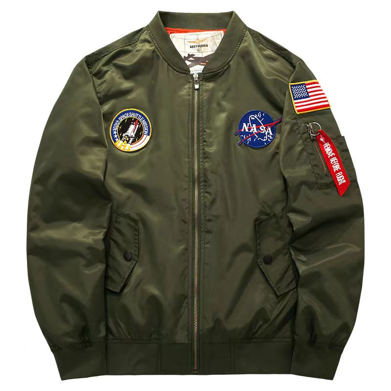 Men's Cotton Jacket Cargo Work Casual Jacket Outwear Coat