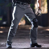 Men's Waterproof Elastic Fabric Tear Resistant Tactical Multi Pocket Overalls