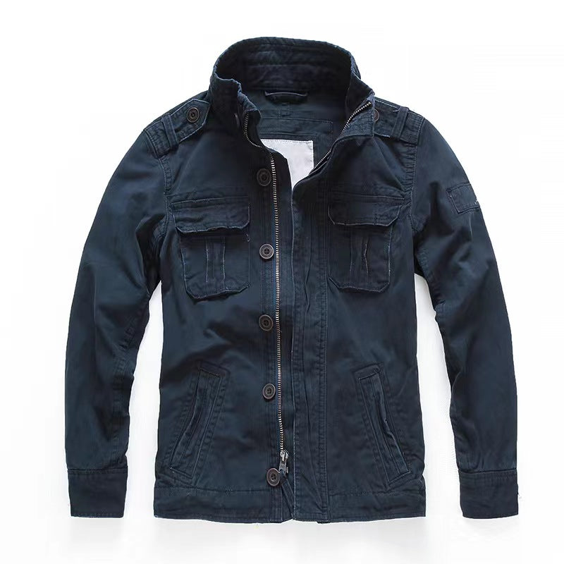 Men's Jacket Retro Washed Warm Jacket