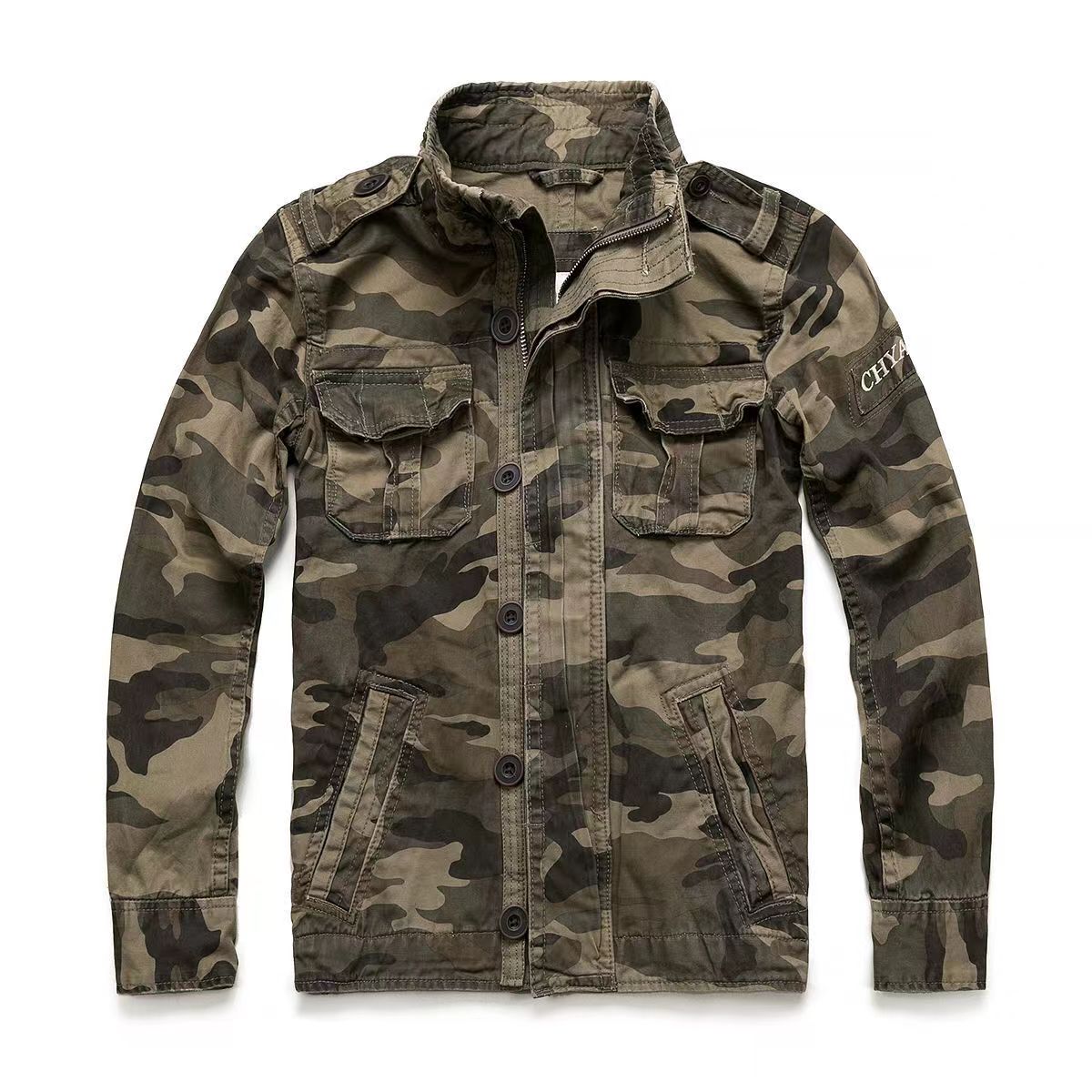 Men's Jacket Retro Washed Warm Jacket