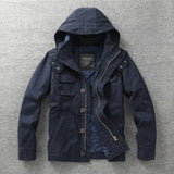 Men's Jacket Retro Washed Warm Jacket