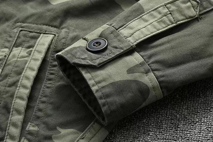 Men's Jacket Retro Washed Warm Jacket