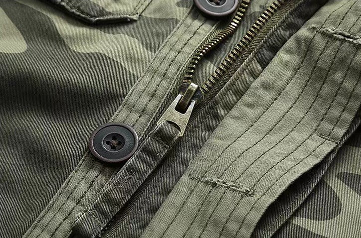 Men's Jacket Retro Washed Warm Jacket