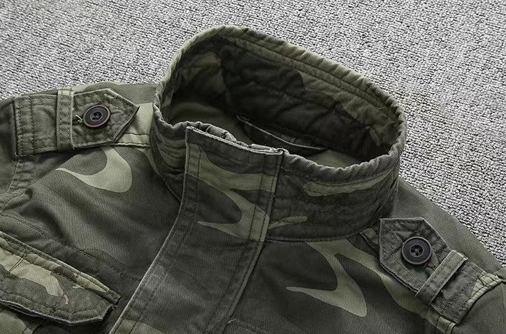 Men's Jacket Retro Washed Warm Jacket