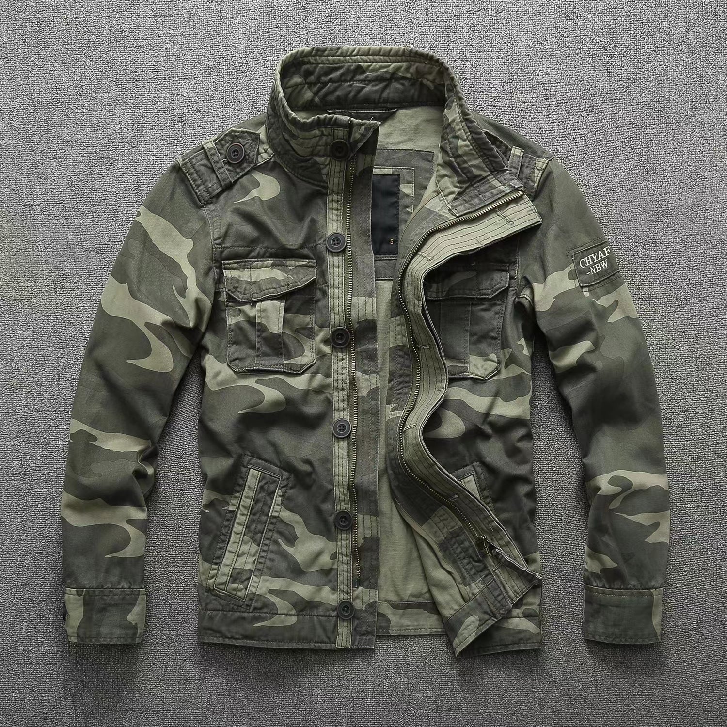 Men's Jacket Retro Washed Warm Jacket