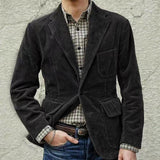 Men's Vintage Lapel Breasted Blazer Coat