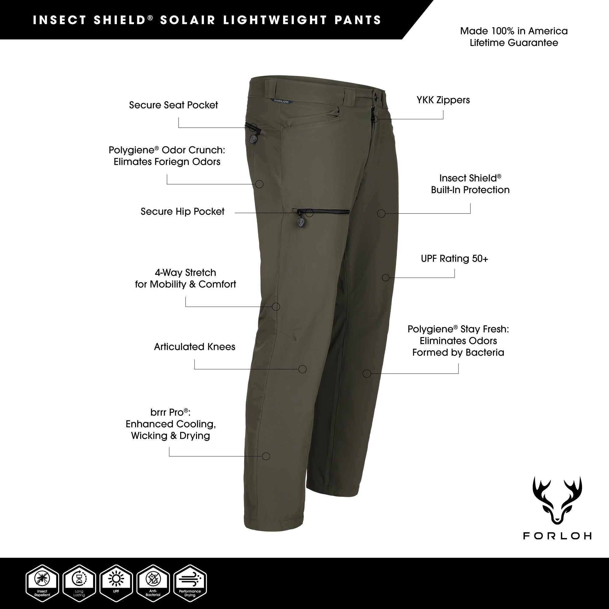 Insect SolAir Lightweight Pants