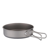 Titanium Camping Cookware Set – Ultralight Portable Pot, Kettle & Frying Pan