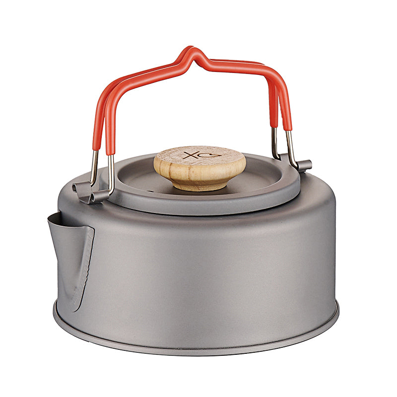Titanium Camping Cookware Set – Ultralight Portable Pot, Kettle & Frying Pan