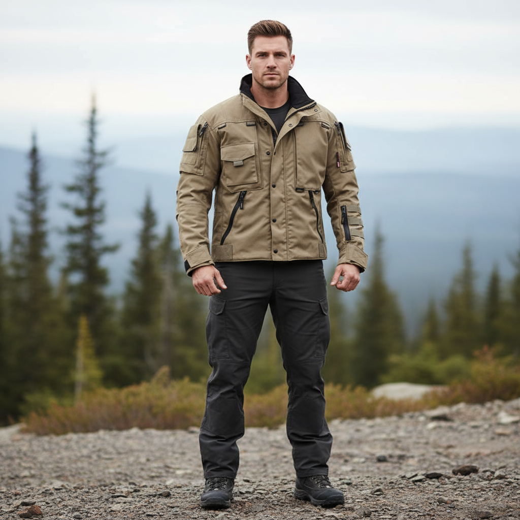 Men's Outdoor All-terrain Versatile Waterproof Warm Tactical Jacket