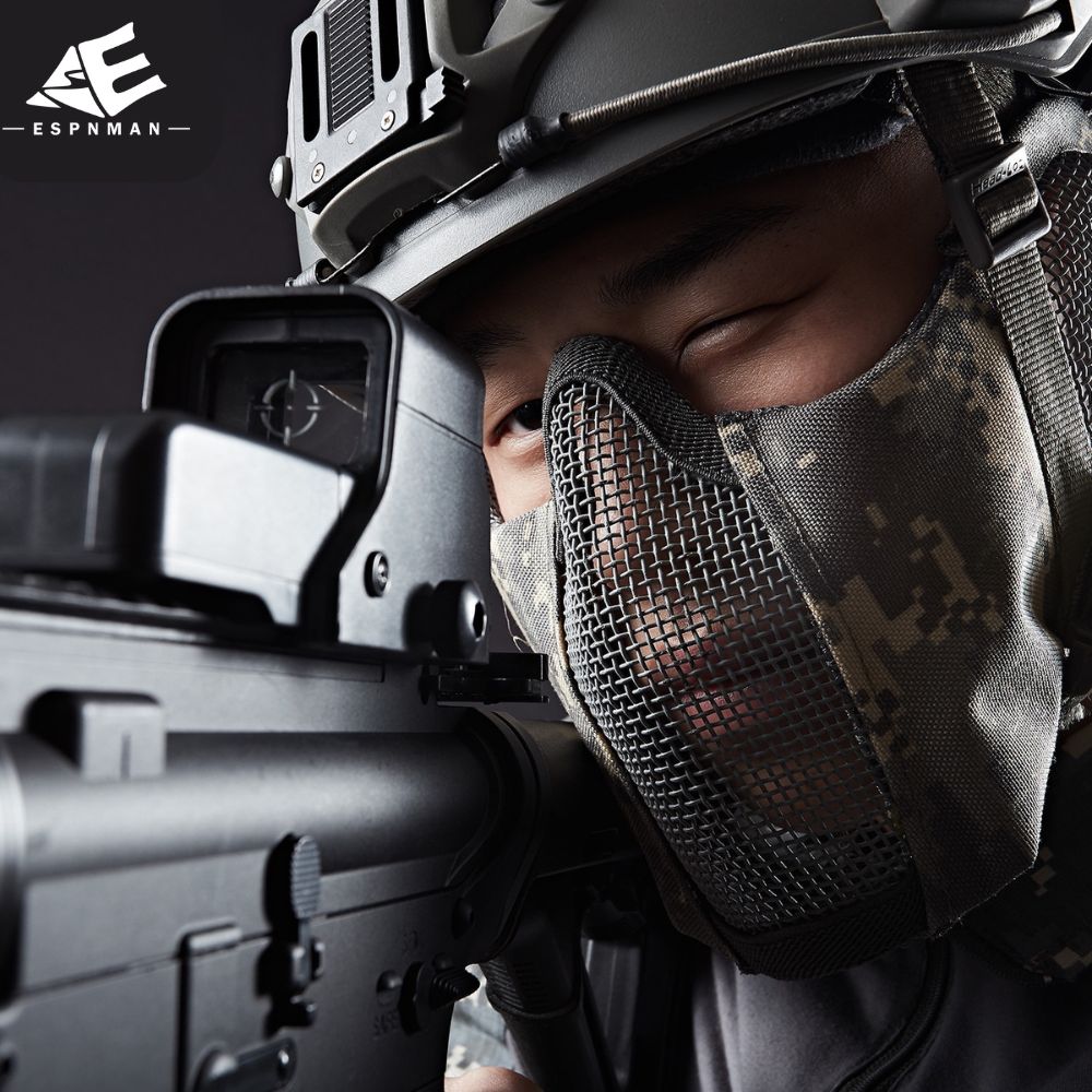 ZL-V16 Ear Protection Half Face Steel Wire Protective Mask