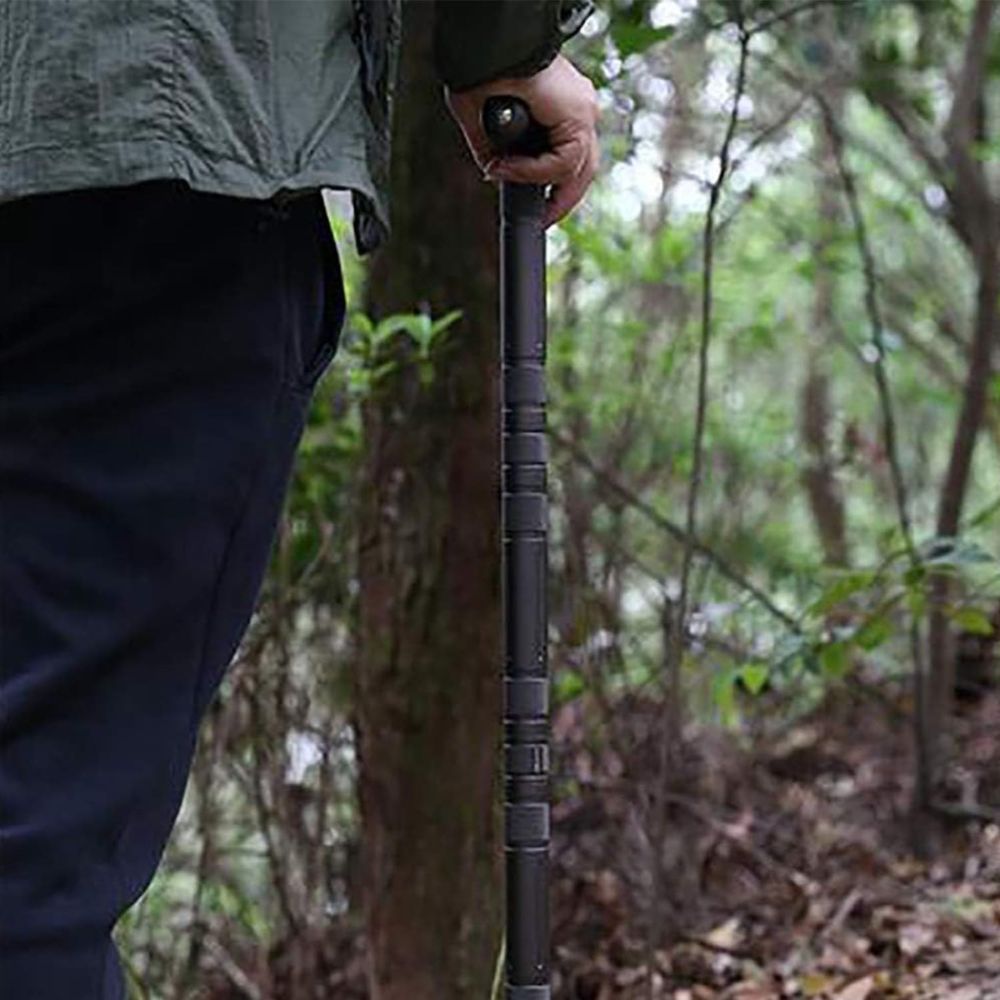 Hiking Stick with Compass and Whistle 16 in 1 | 8 Tubes