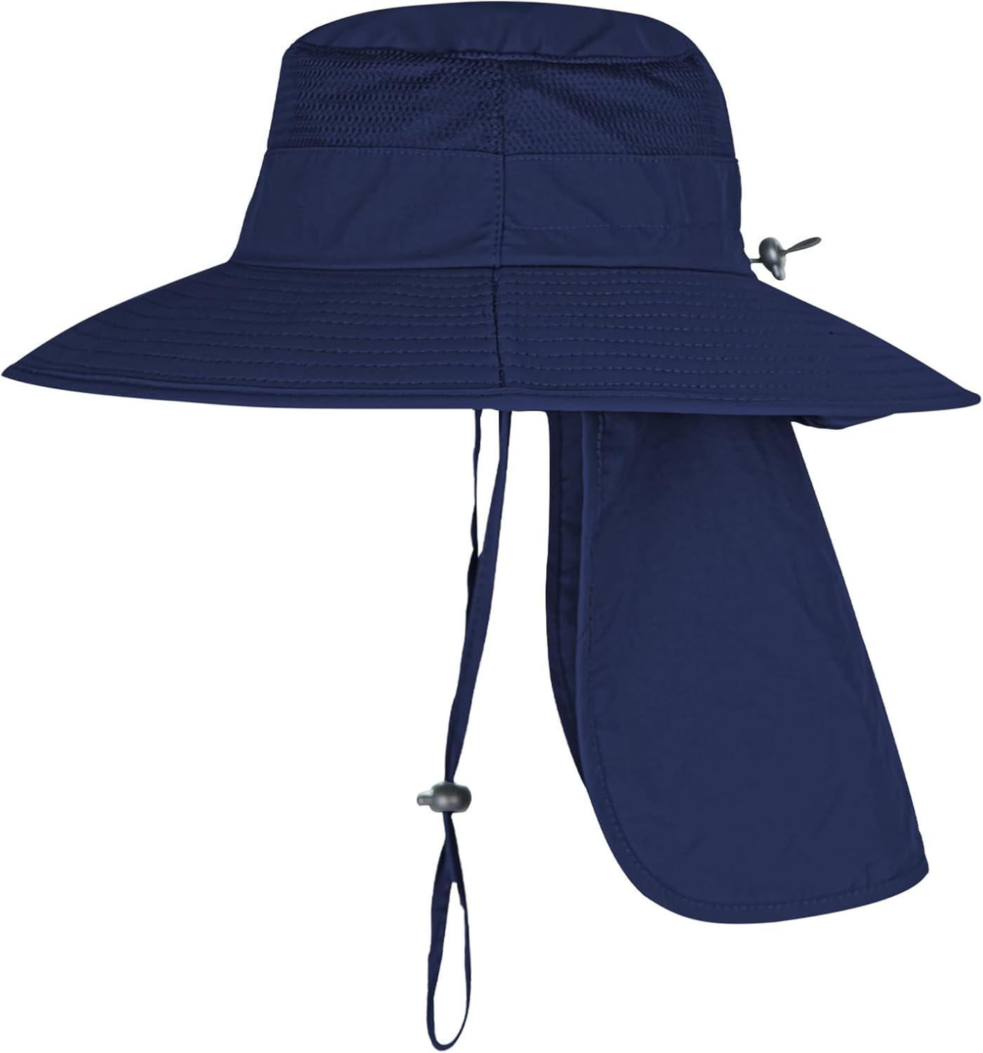 Sun Hats for Men & Women – UPF 50+ Wide Brim Fishing Hat with Neck Flap, Breathable UV Protection Safari Hat