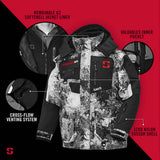 3-in-1 Insulated Waterproof Ice Fishing Jacket with Sureflote Flotation Technology
