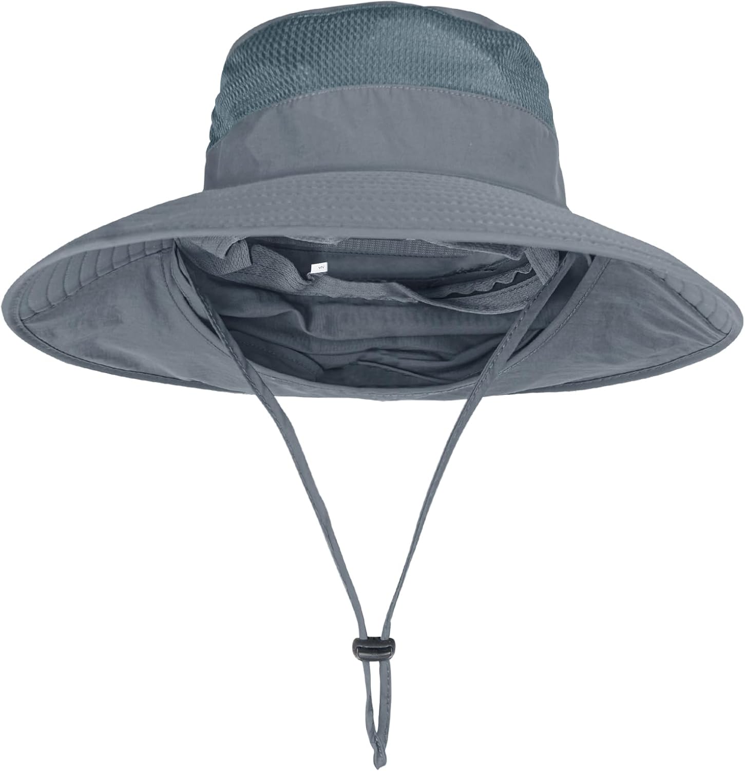 Sun Hats for Men & Women – UPF 50+ Wide Brim Fishing Hat with Neck Flap, Breathable UV Protection Safari Hat