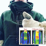 Wool Heavy Coat Leisure Hooded Sweatshirt Jacket