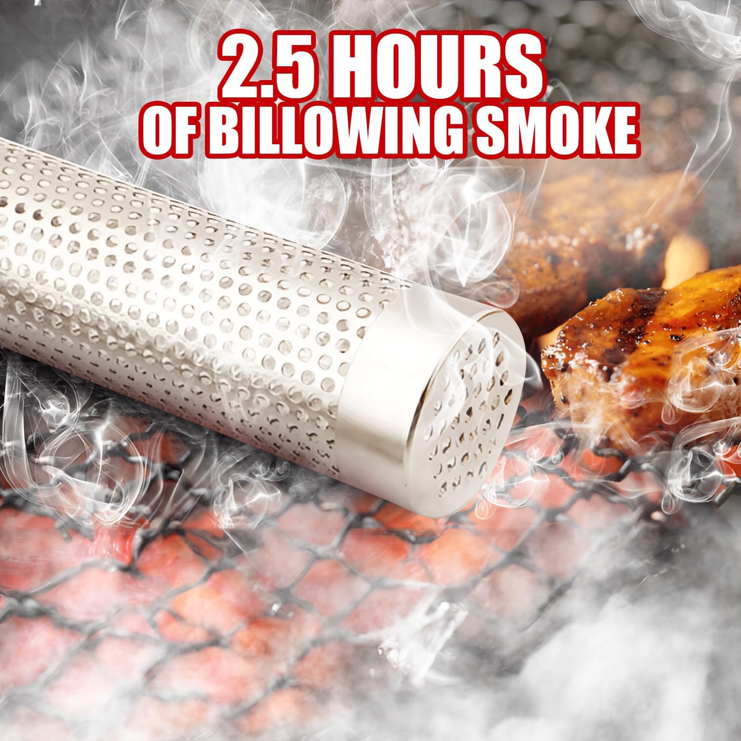 Smoke Tube for Pellet Grill Hot or Cold Smoking