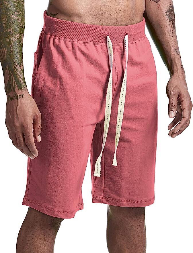 Men's Casual Cotton Athletic Shorts