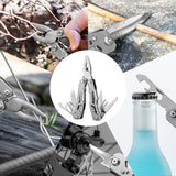14-In-1 Folding Multitool Pliers, Mini Multipurpose Stainless Steel Tool Pliers