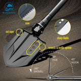 Multifunctional Folding Tactical Survival Shovel (SD14-26G)