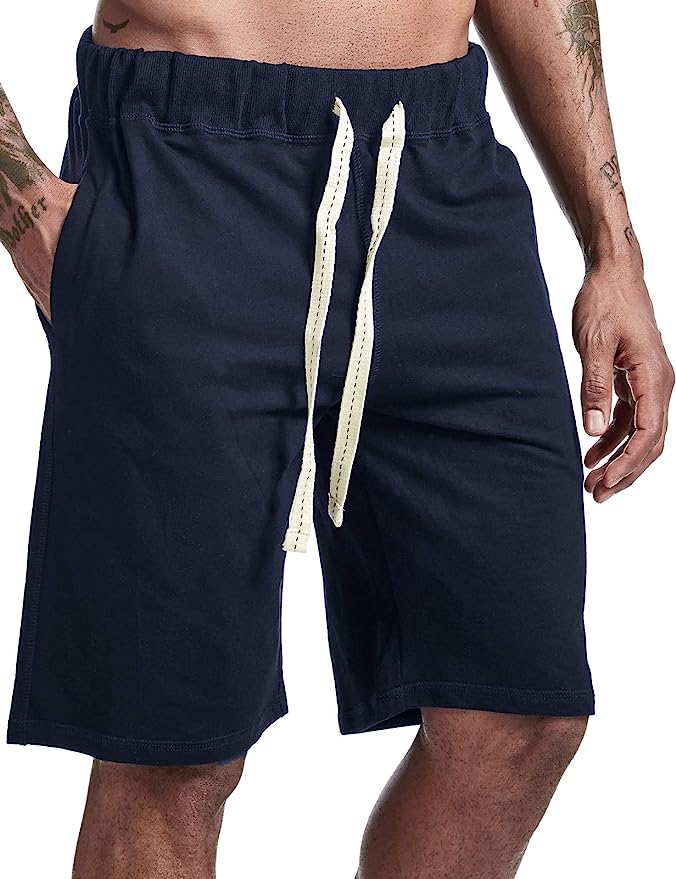 Men's Casual Cotton Athletic Shorts
