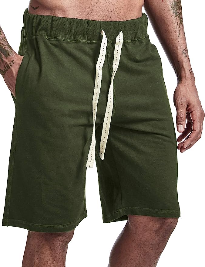 Men's Casual Cotton Athletic Shorts