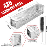 Square Smoke Tube for Pellet Grill