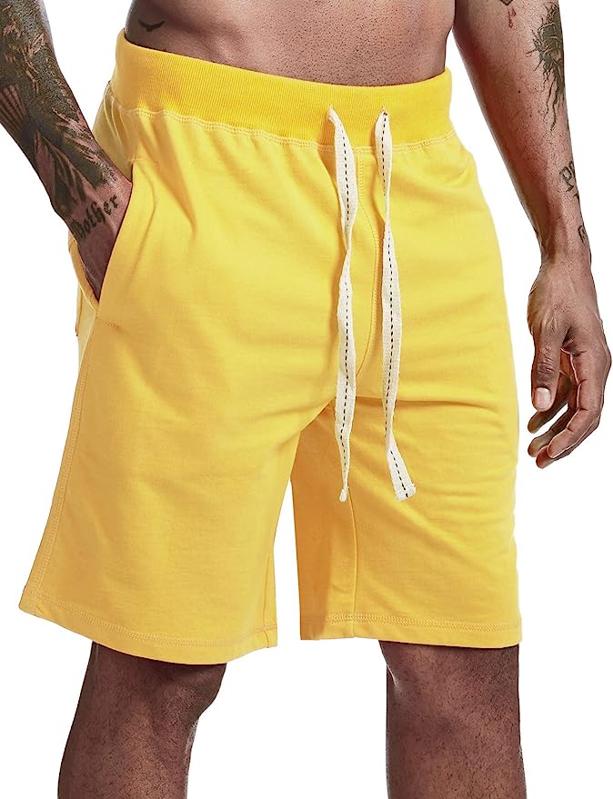 Men's Casual Cotton Athletic Shorts