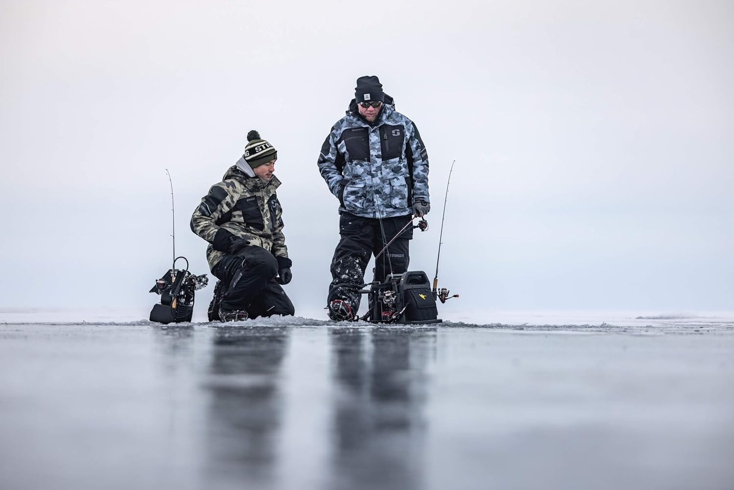 3-in-1 Insulated Waterproof Ice Fishing Jacket with Sureflote Flotation Technology