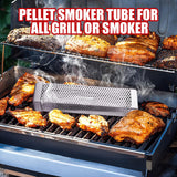 Square Smoke Tube for Pellet Grill