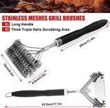 BBQ Grill Cleaning Brush with Wire Bristles