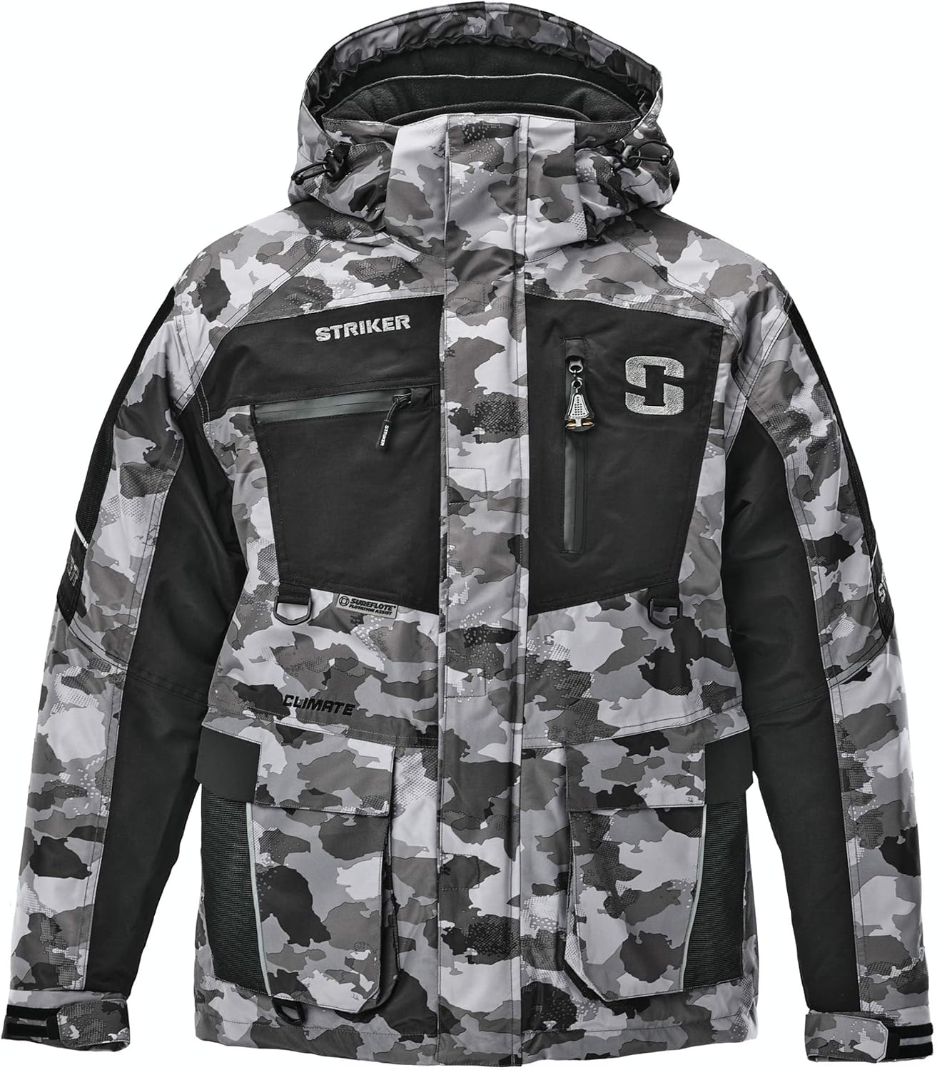 3-in-1 Insulated Waterproof Ice Fishing Jacket with Sureflote Flotation Technology