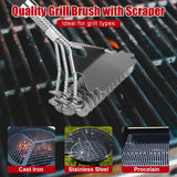 BBQ Grill Cleaning Brush with Wire Bristles