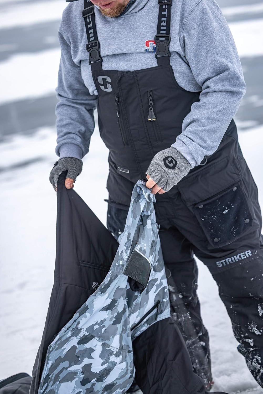 3-in-1 Insulated Waterproof Ice Fishing Jacket with Sureflote Flotation Technology