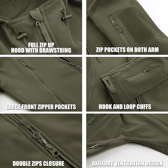 Men's Outdoor Windproof Waterproof Warm Breathable Jacket