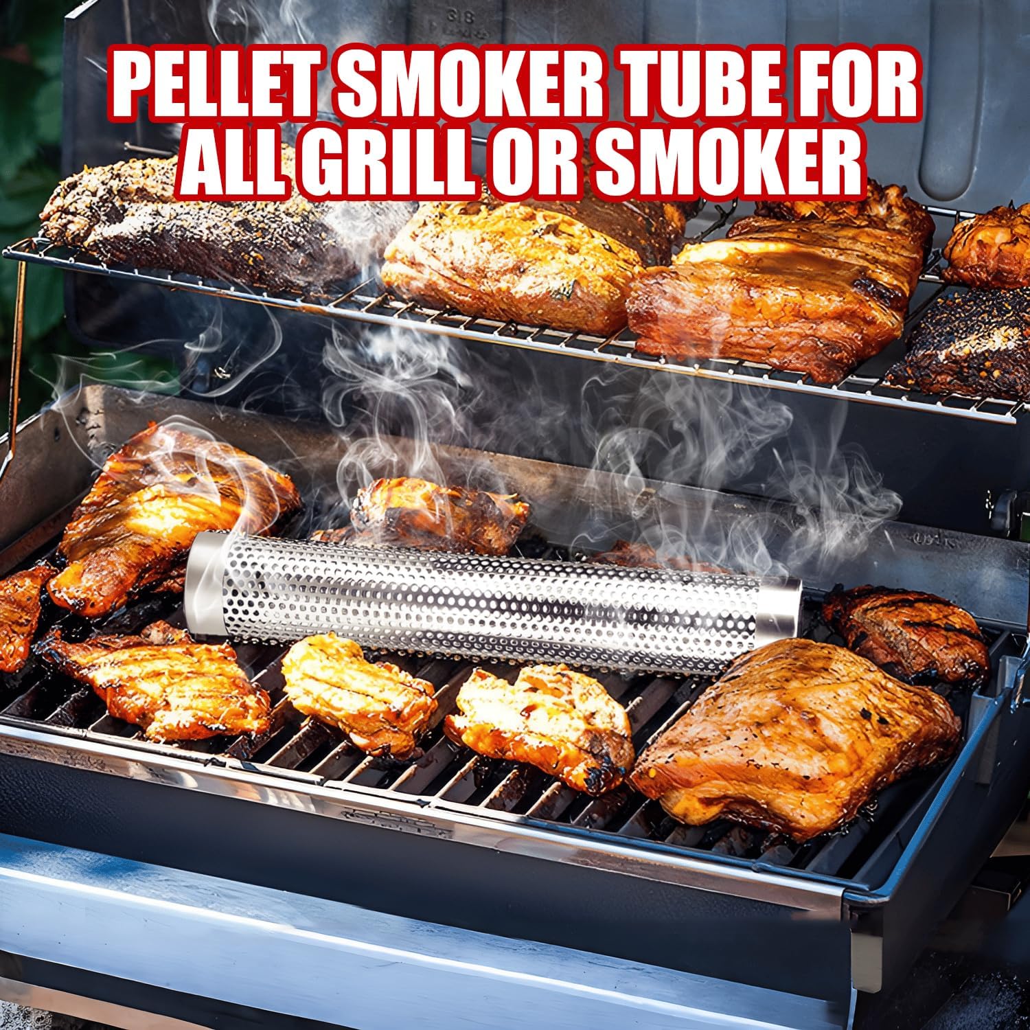 Smoke Tube for Pellet Grill Hot or Cold Smoking