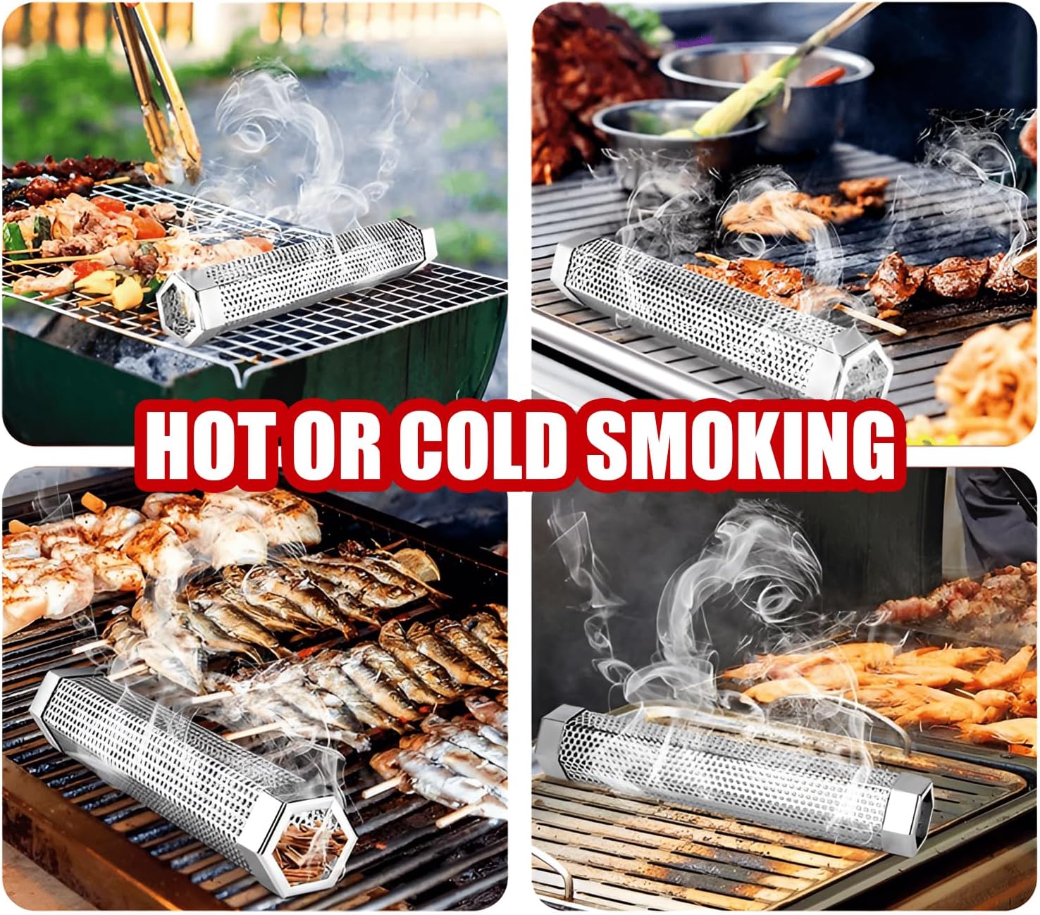 Hexagon Smoke Tube for Pellet Grill