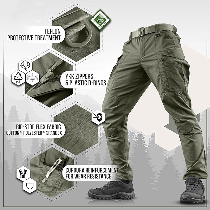 Tactical Pants - Military Men's Cargo Pants with Pockets
